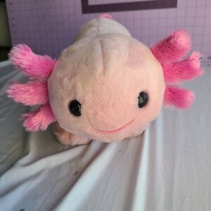 Build A Bear Pink Plush Axolotl Toy Plush Kawaii BAB